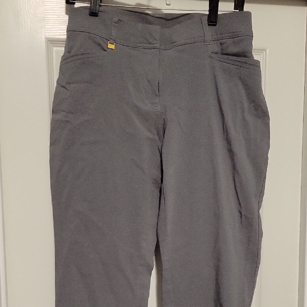 JM Collection Gray Women's Pants - Picture 3 of 3